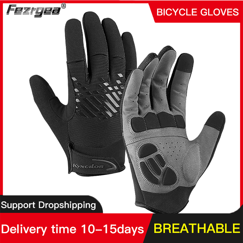 Mountain Biking Gloves Mens - Mountain Bike Touch Screen Cycling Gloves