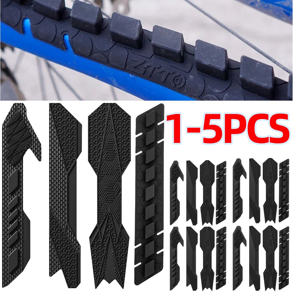 Mountain Biking History - Silicone Bicycle Chainstay Protector Pad Chain
