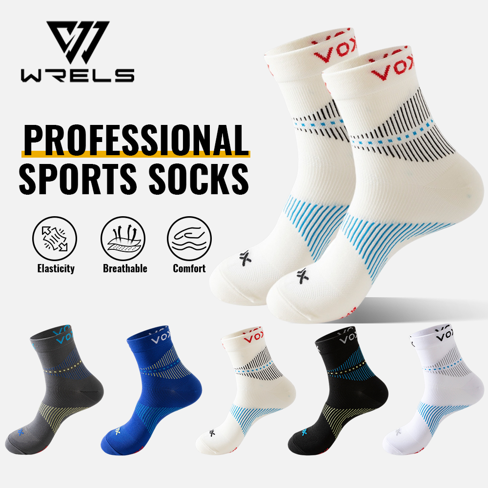 Mountain Biking Socks - WRELS 1/2/3 Pairs Running Socks Moisture