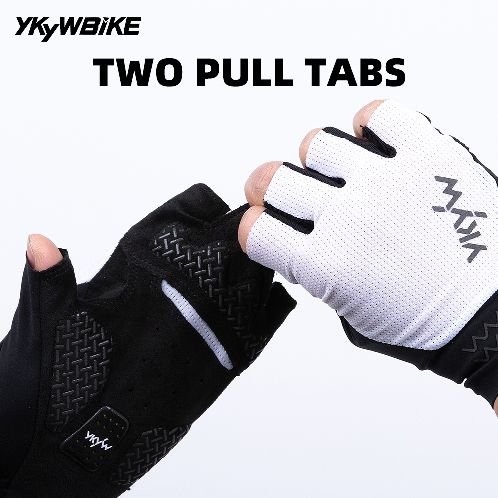 Mountain Biking Gloves Mens - YKYWBIKE Unisex Cycling Gloves Half Finger