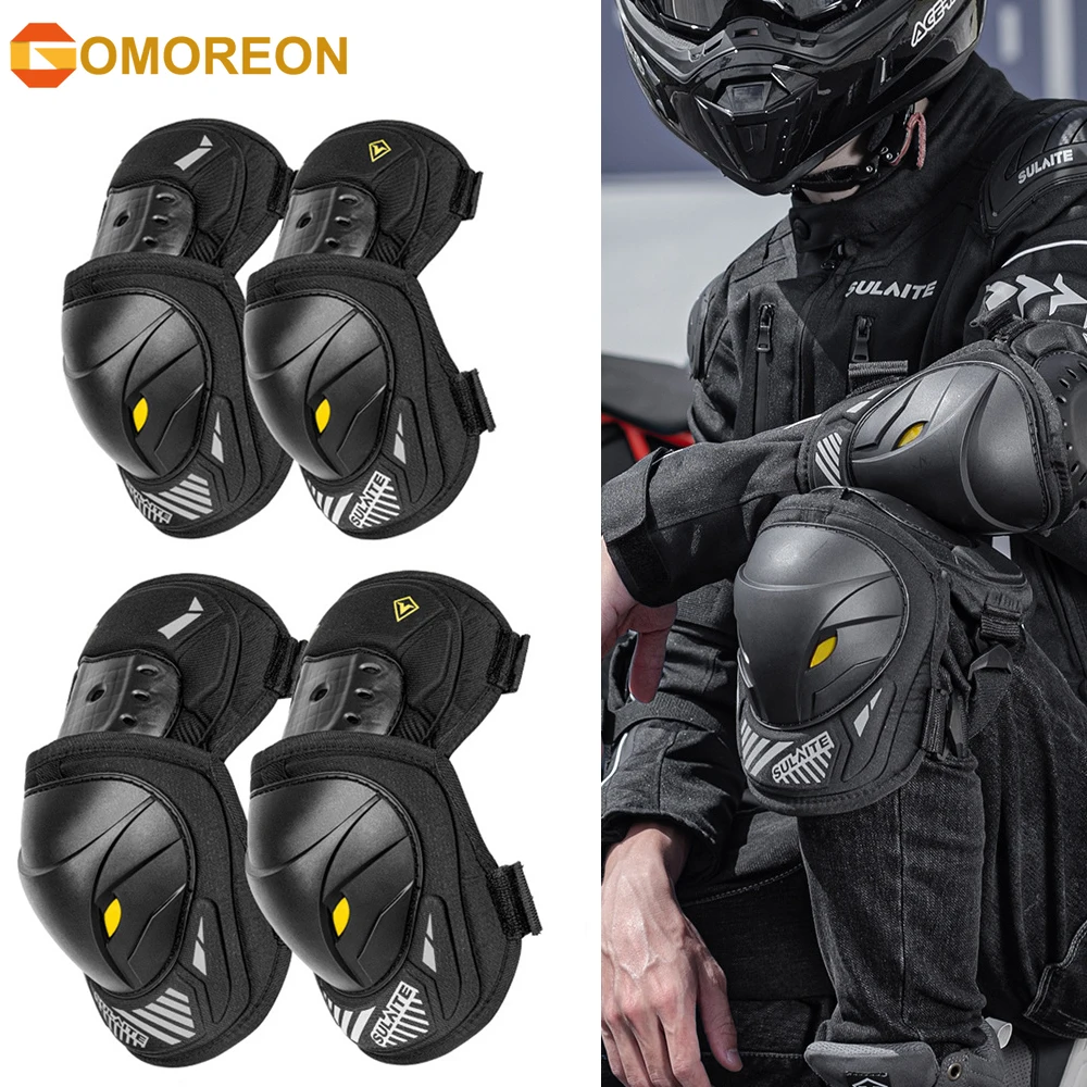 GOMOREON 1Pair Motorcycle Elec - Mountain Biking Knee And Elbow Pads incelemesi ve fiyatı