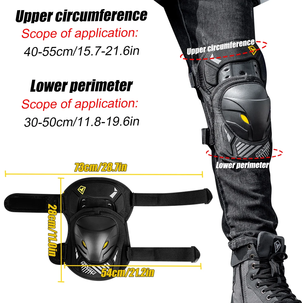 GOMOREON 1Pair Motorcycle Elec - Mountain Biking Knee And Elbow Pads incelemesi ve fiyatı