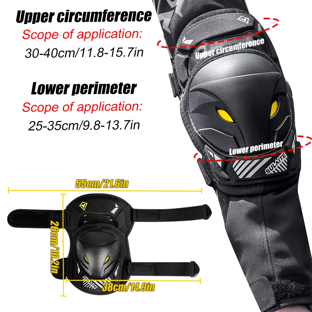 GOMOREON 1Pair Motorcycle Elec - Mountain Biking Knee And Elbow Pads incelemesi ve fiyatı