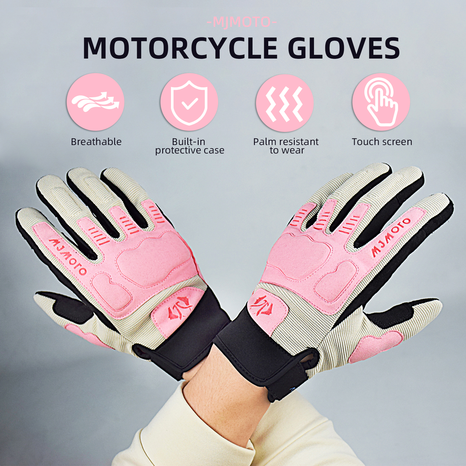 Pink Lady Summer Breathable Mo - Mountain Biking Gloves Mens incelemesi ve fiyatı