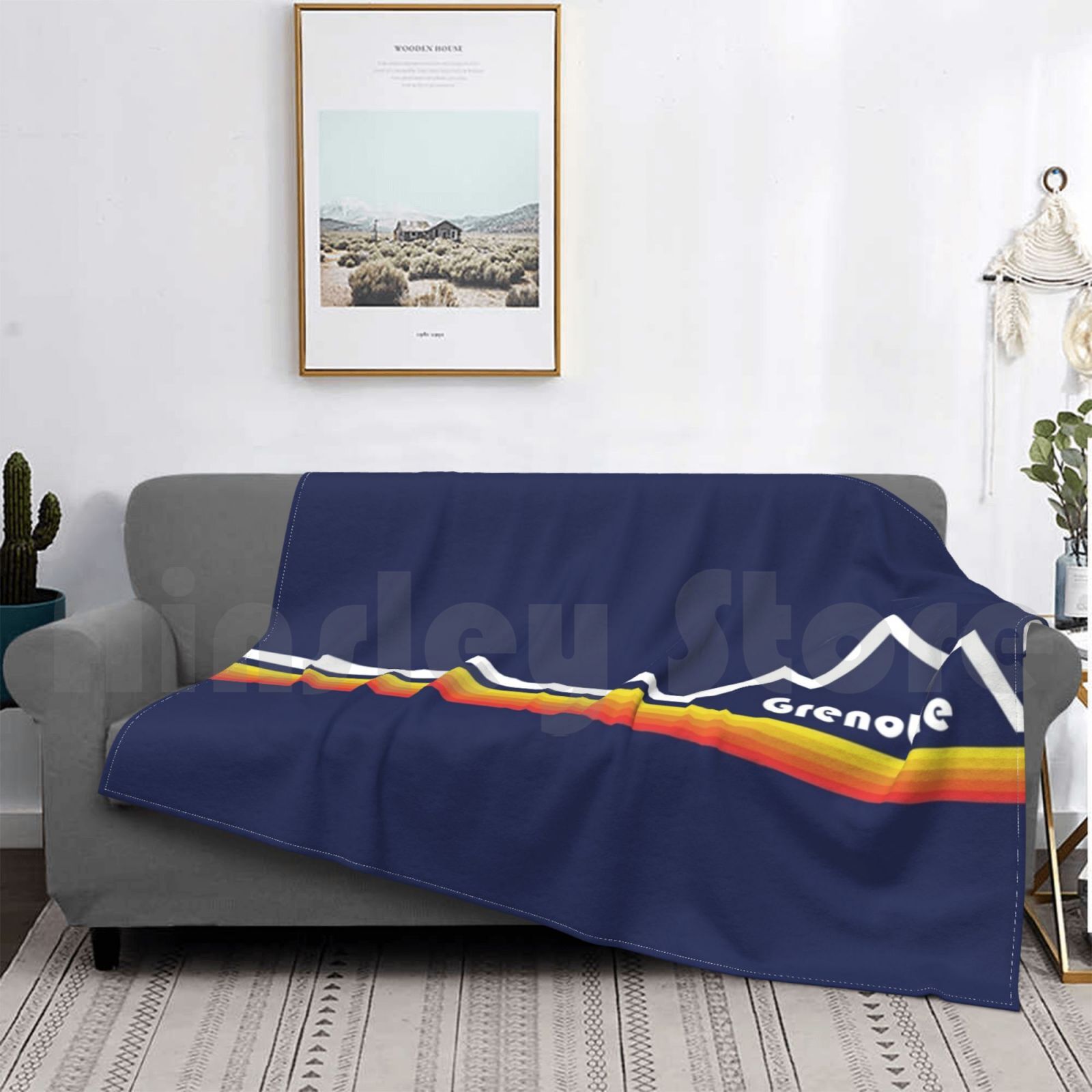 Grenoble , France Blanket For  - Mountain Biking France incelemesi ve fiyatı