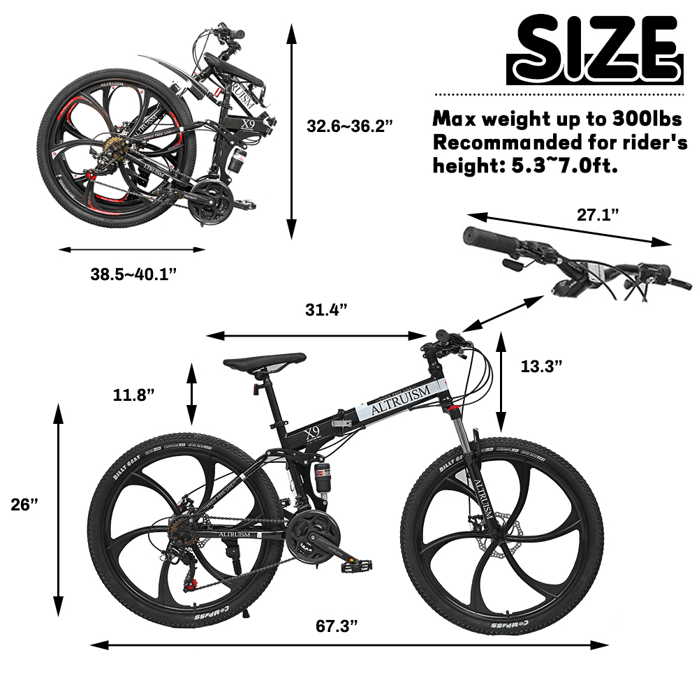 26-Inch Mountain Bike for Men  - Mountain Biking Gear For Men incelemesi ve fiyatı