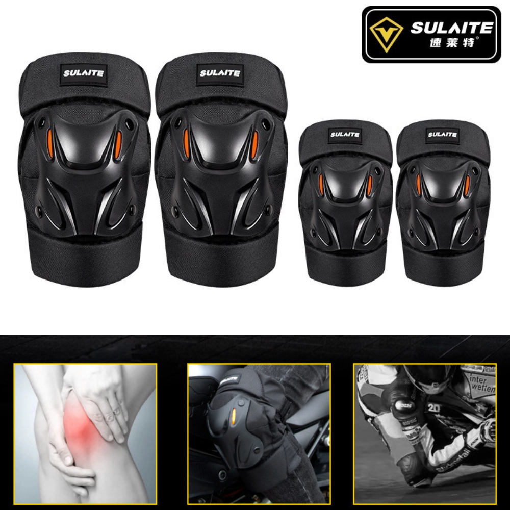 A pair of motorcycle knee pads - Mountain Biking Knee And Elbow Pads incelemesi ve fiyatı