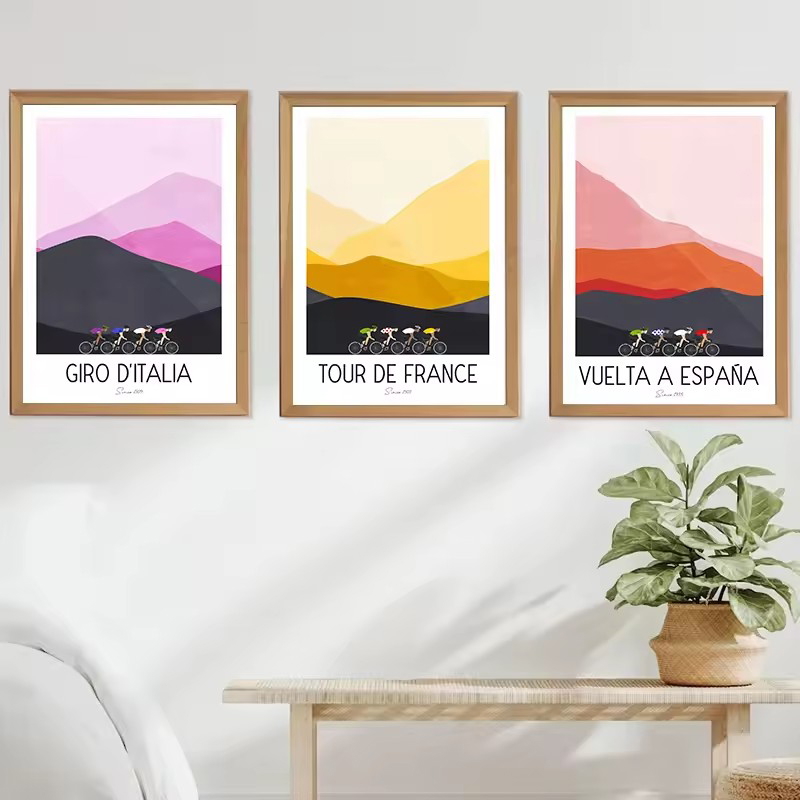 Watercolor Cycling Race Cyclis - Mountain Biking France incelemesi ve fiyatı