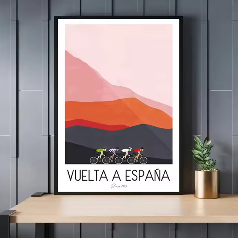 Watercolor Cycling Race Cyclis - Mountain Biking France incelemesi ve fiyatı