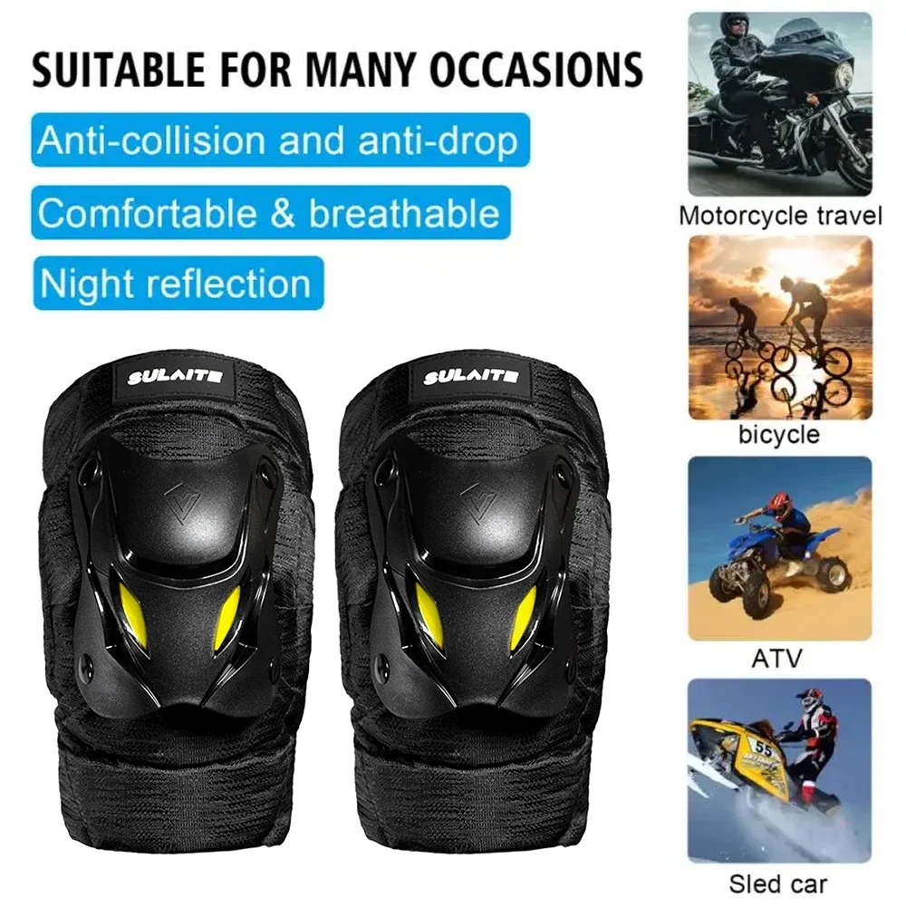 1Pair Electric Bike Motorcycle - Mountain Biking Knee And Elbow Pads incelemesi ve fiyatı