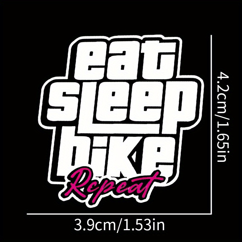 3Pcs Eat Sleep Ride Repeat Bic - Mountain Biking Quotes incelemesi ve fiyatı
