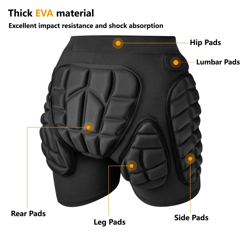 New Ski Shorts Skating Hip Pro - Mountain Biking Knee And Elbow Pads incelemesi ve fiyatı