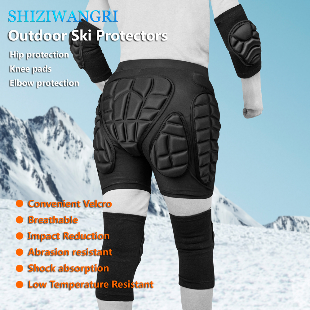 New Ski Shorts Skating Hip Pro - Mountain Biking Knee And Elbow Pads incelemesi ve fiyatı