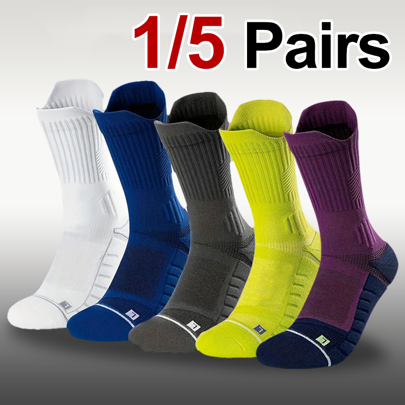 1/5 Pair Men Towel Bottom Bask - Mountain Biking Socks incelemesi ve fiyatı