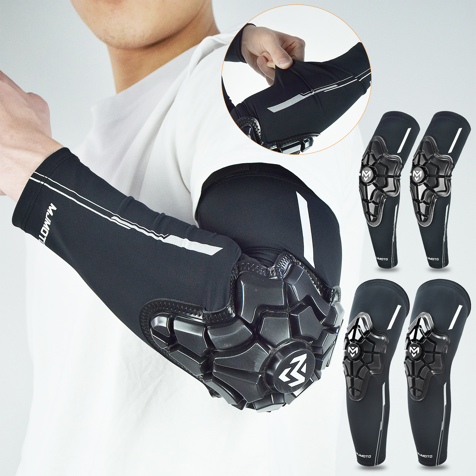 Summer Ice Silk Motocross Elbo - Mountain Biking Knee And Elbow Pads incelemesi ve fiyatı
