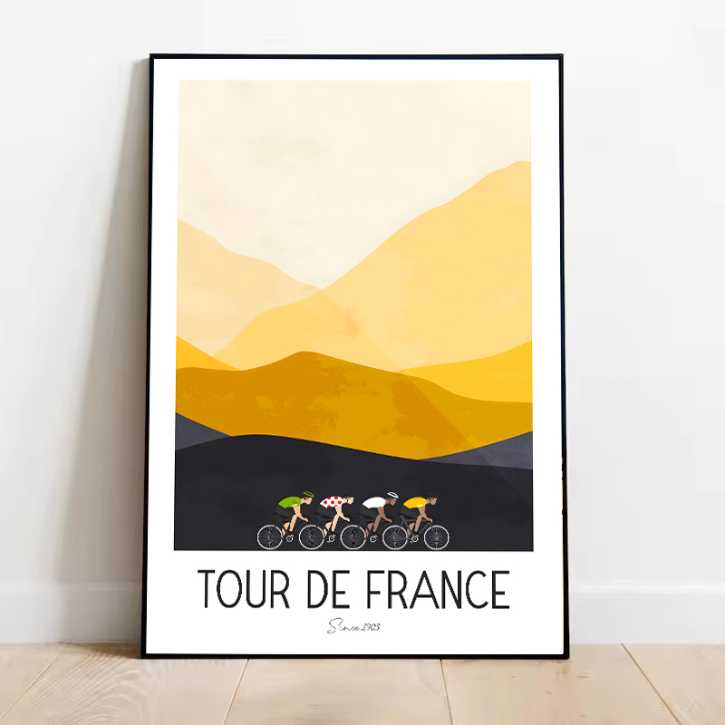 France Mountain Bike Poster Ca - Mountain Biking France incelemesi ve fiyatı