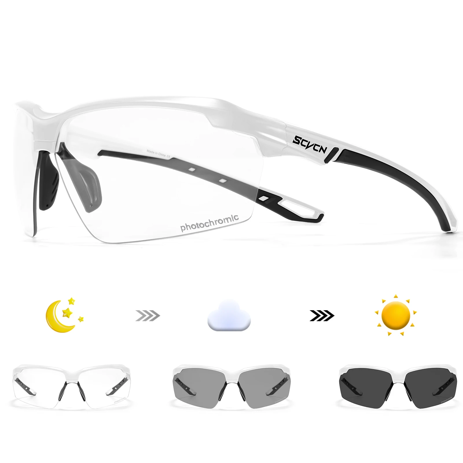 SCVCN Photochromic Cycling Sun - Mountain Biking Goggles incelemesi ve fiyatı